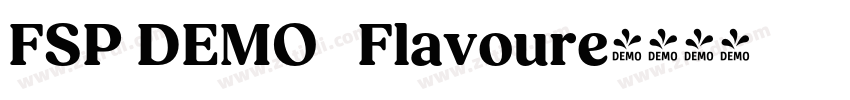 FSP DEMO   Flavoure字体转换
